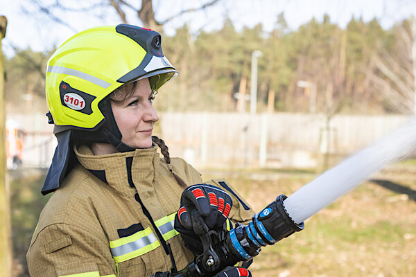 Portrait Feuerwehrfrau