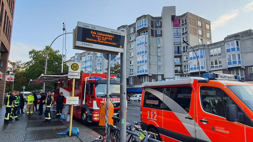 Fahrzeuge an der Einsatzstelle