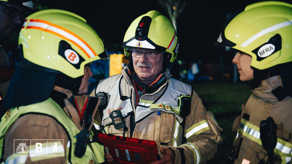Silvesternacht 2025/2026  bei der Berliner Feuerwehr