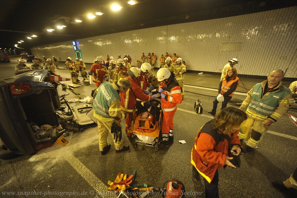 Übung im Tunnel