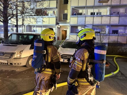 Atemschutzgeräteträger an der Einsatzstelle