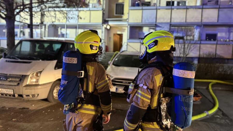 Atemschutzgeräteträger an der Einsatzstelle
