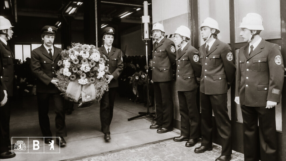 Beisetzung unserer beiden verstorbenen Kollegen.