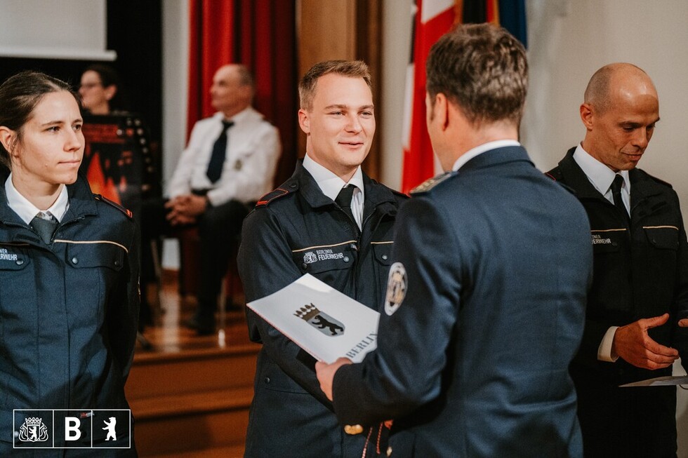 Ehrung mit dem Feuerwehr- und Katastrophenschutz-Ehrenzeichen der Stufe 1