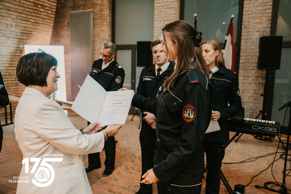 Auszeichnung für sportliche Spitzenleistungen bei der Berliner Feuerwehr