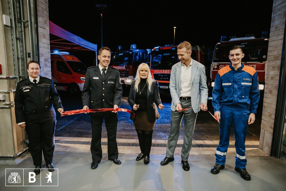 Feierliche Einweihung der neuen Feuerwache der Freiwilligen Feuerwehr Tegelort