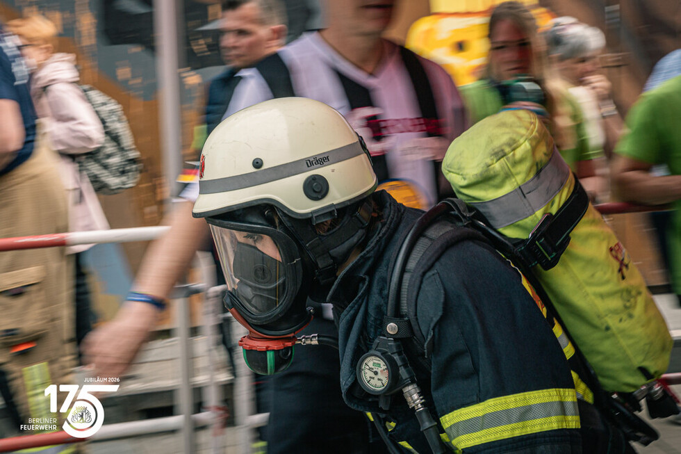 14. Berlin Firefighter Stairrun im 175. Jubiläumsjahr der Berliner Feuerwehr