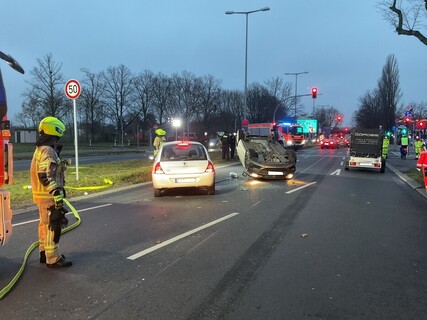 Unfallstelle Tempelhofer Damm