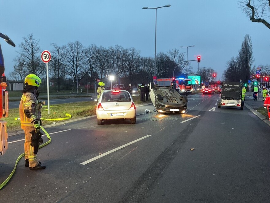 Unfallstelle Tempelhofer Damm