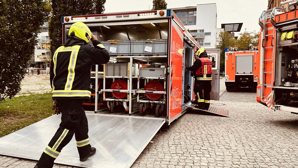 Spezialfahrzeuge des Technisches Dienstes.