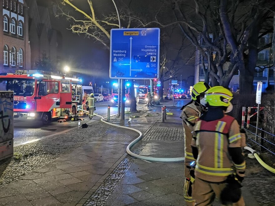 Einsatzstelle Knobelsdorffstraße