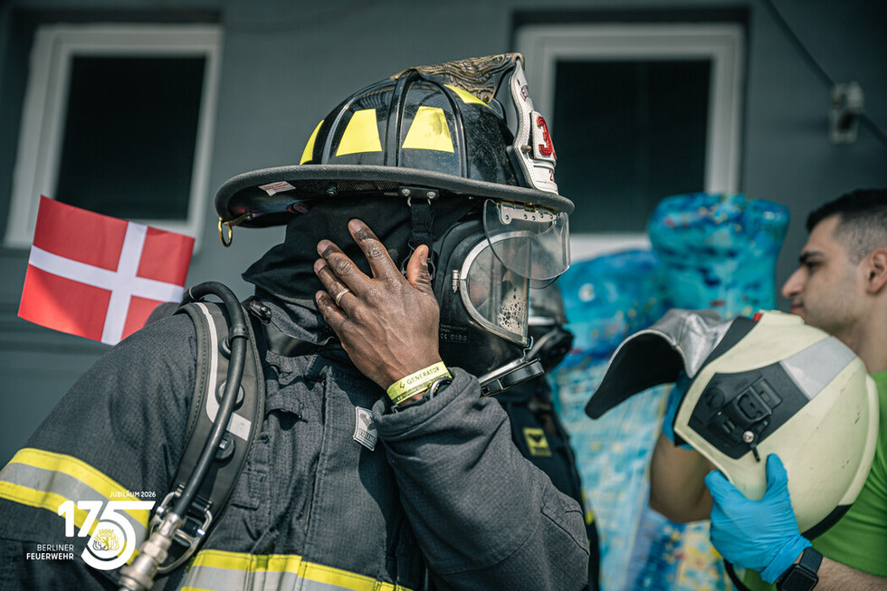 14. Berlin Firefighter Stairrun im 175. Jubiläumsjahr der Berliner Feuerwehr
