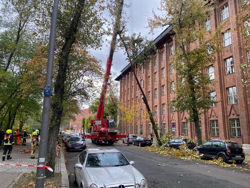 Einsatzstelle Alte Jakobstraße in Kreuzberg