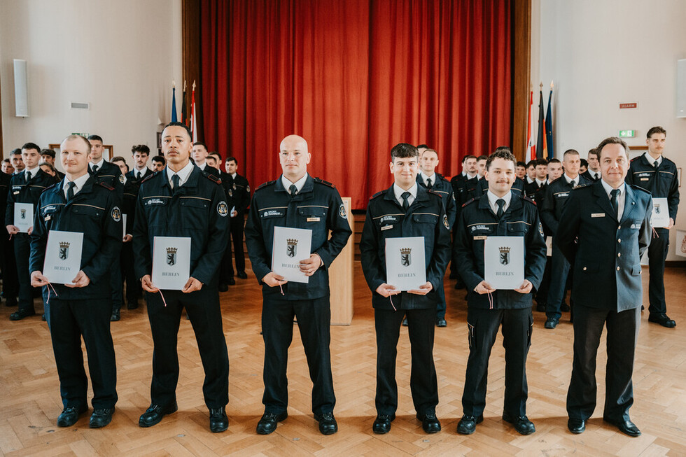 Ernennungen und Beförderungen bei der Berliner Feuerwehr