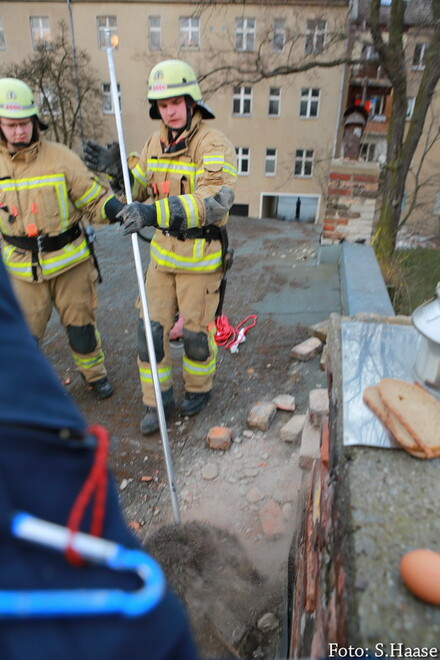 An der Einsatzstelle