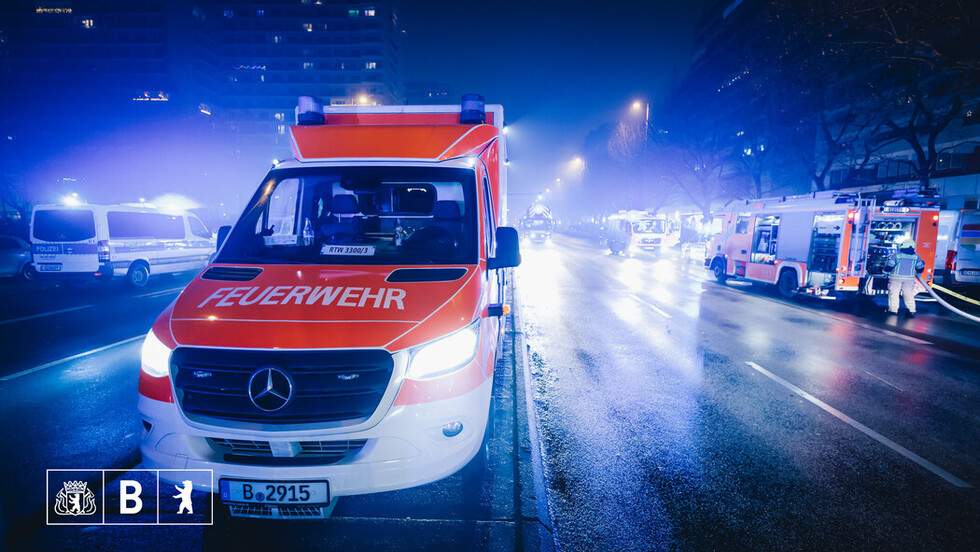 Silvesternacht 2025/2026  bei der Berliner Feuerwehr