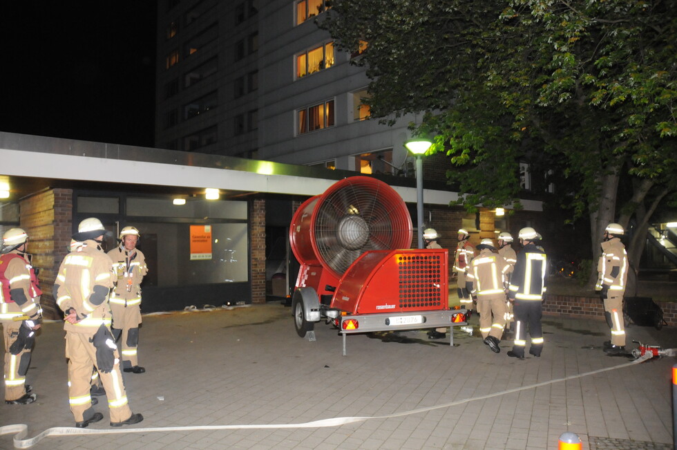Strahlventilator im Einsatz