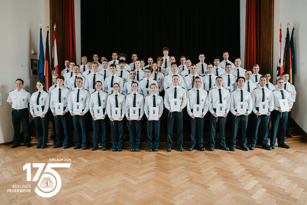 Gemeinsames Gruppenfoto der beförderten bzw. ernannten Kolleginnen und Kollegen