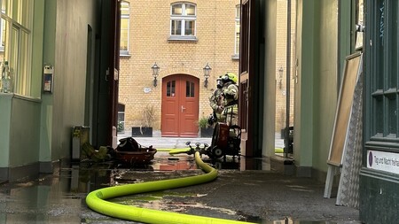 Einsatzstelle in Krfeuzberg.