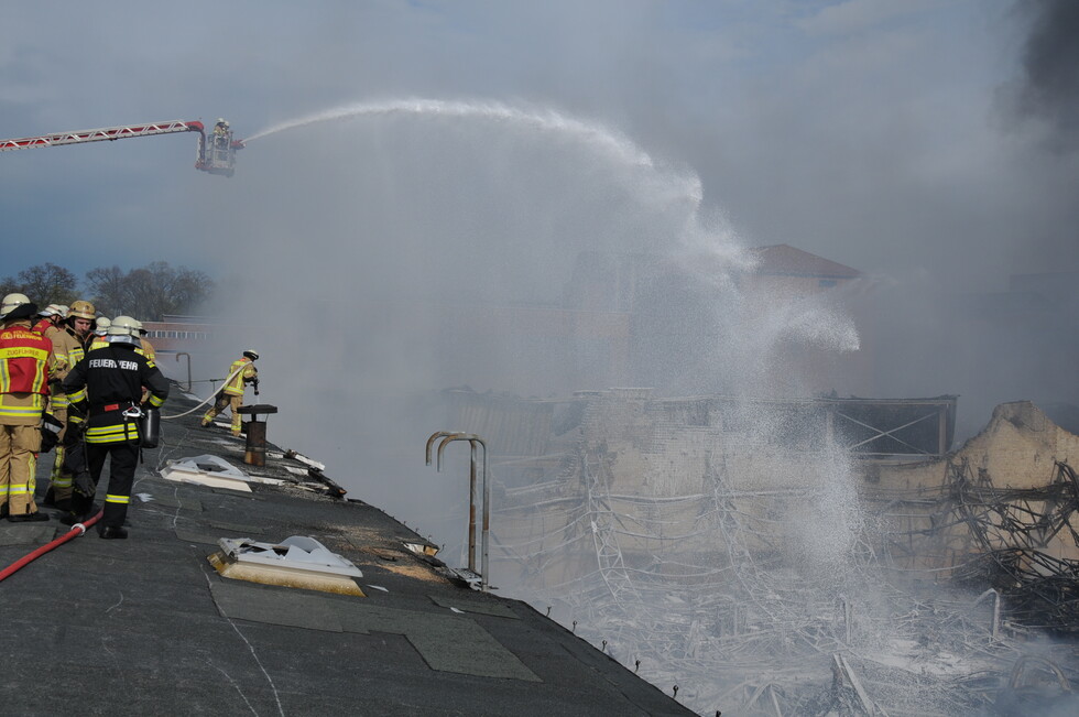 Großbrand in Siemensstadt