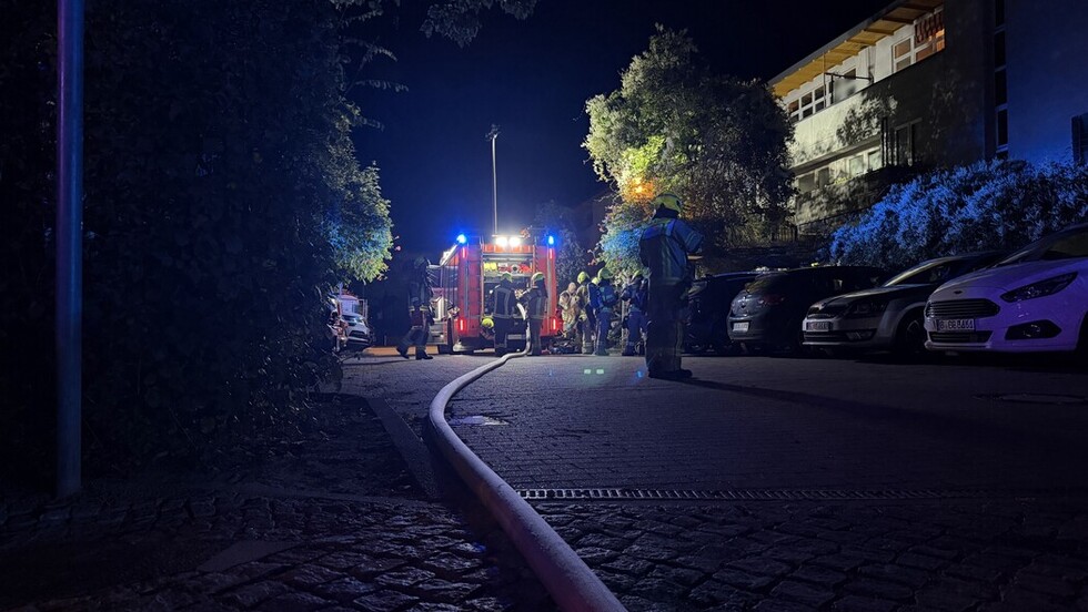 LHF und Einsatzabschnittsleiter an der Einsatzstelle