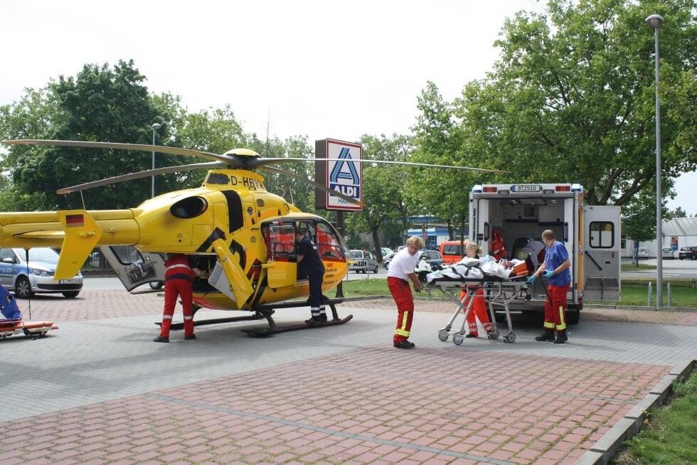 Verletzte nach Feuer