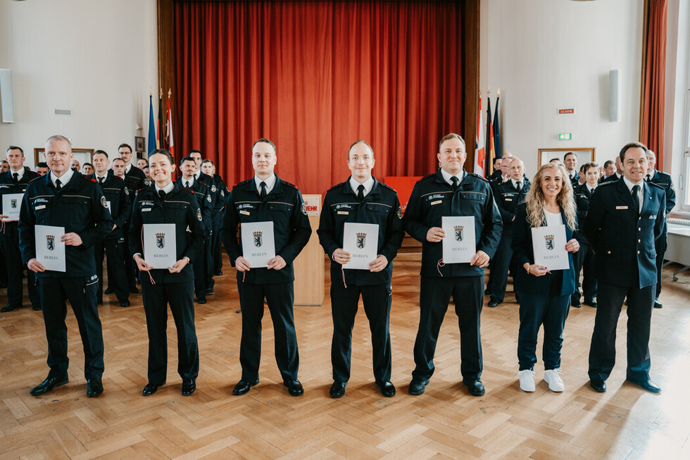 Ernennungen und Beförderungen bei der Berliner Feuerwehr