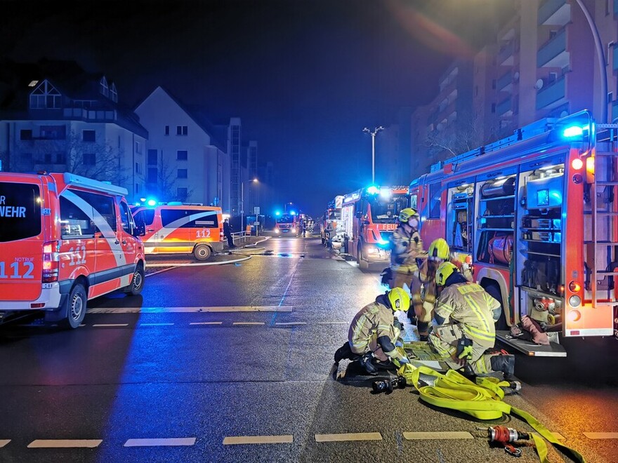 Einsatzstelle Maulbeerallee