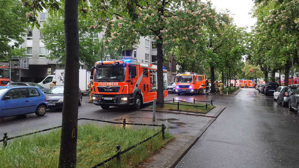 Fahrzeuge an der Einsatzstelle