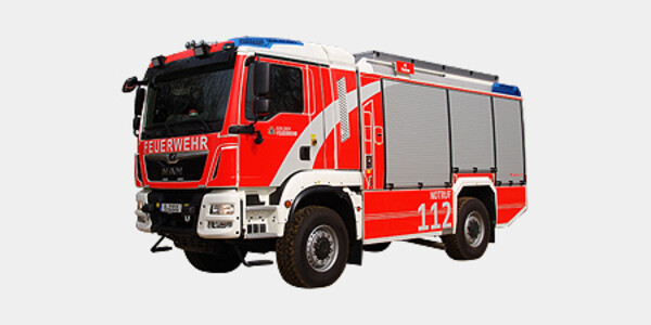 Tanklöschfahrzeug TLF 4000 Ansicht schräg vorn Fahrerseite