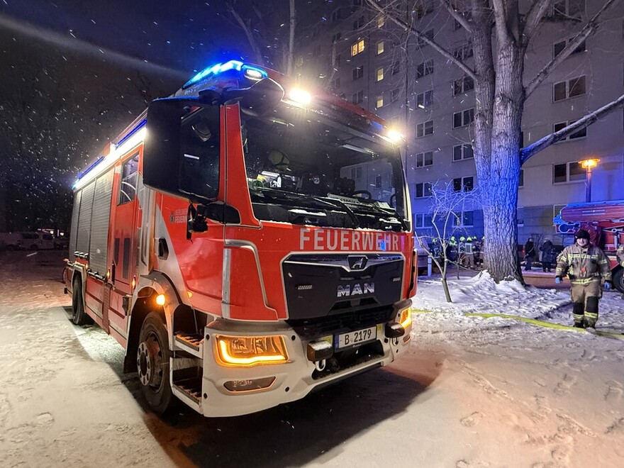 LHF an der Einsatzstelle