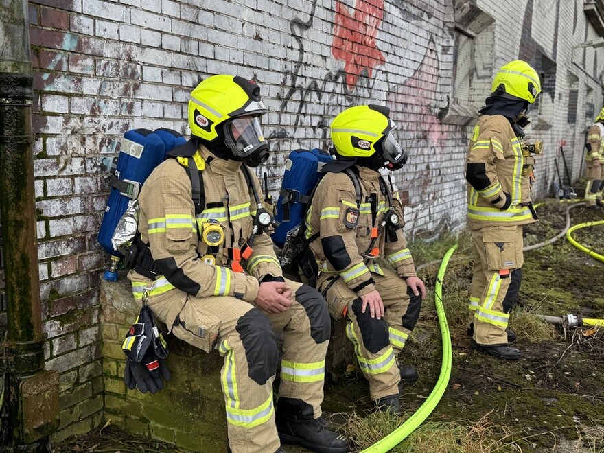 Sicherheitstrupp in Bereitstellung