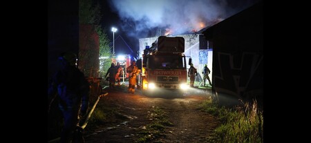DLK an der Einsatzstelle