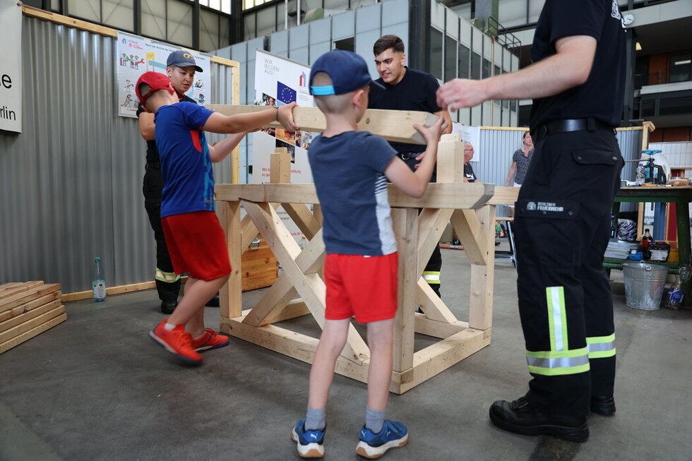 Am Stand der Knobelsdorffschule