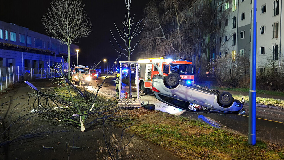 Verkehrsunfall in Neu-Hohenschönhausen