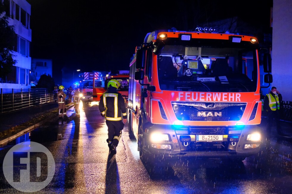 Fahrzeuge an der Einsatzstelle