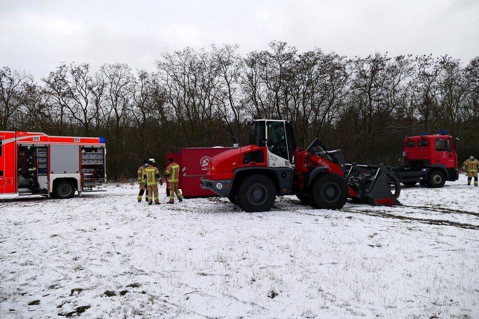 Fahrzeuge an der Einsatzstelle