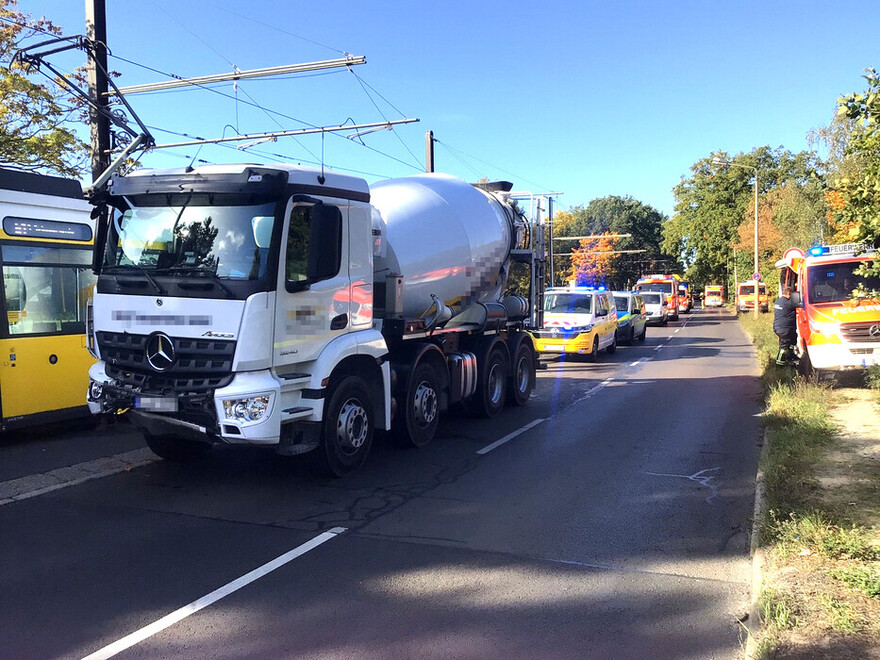 Einsatzstelle in Friedrichshagen