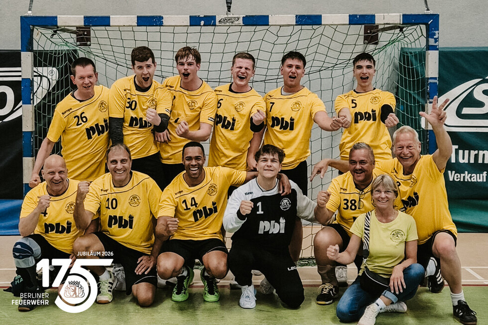 Berliner Feuerwehr erreicht dritten Platz bei der 23. Deutschen Meisterschaft im Hallenhandball