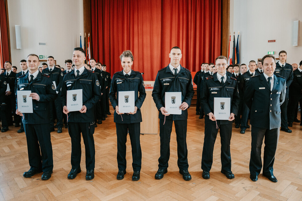 Ernennungen und Beförderungen bei der Berliner Feuerwehr
