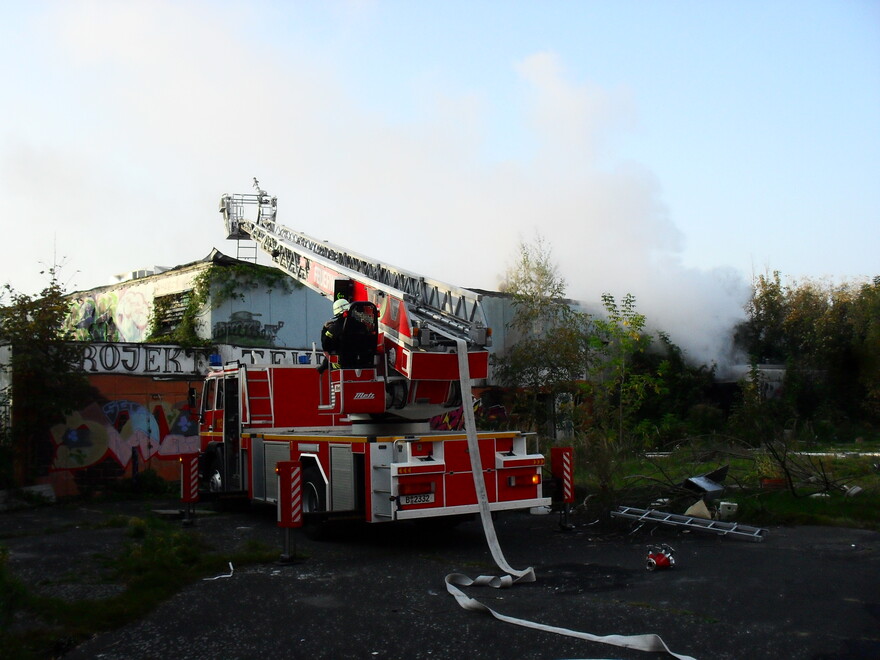 DLK im Löschangriff