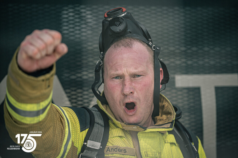 14. Berlin Firefighter Stairrun im 175. Jubiläumsjahr der Berliner Feuerwehr
