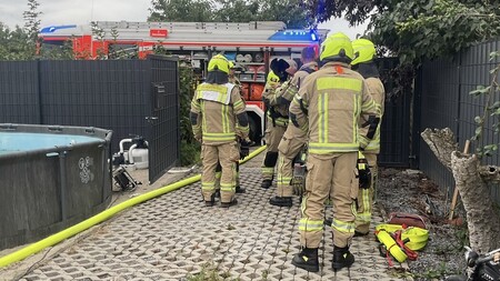 LHF und Einsatzkräfte an der Einsatzstelle