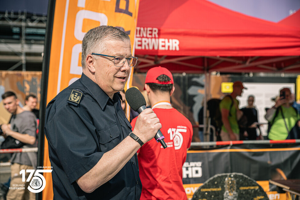 14. Berlin Firefighter Stairrun im 175. Jubiläumsjahr der Berliner Feuerwehr