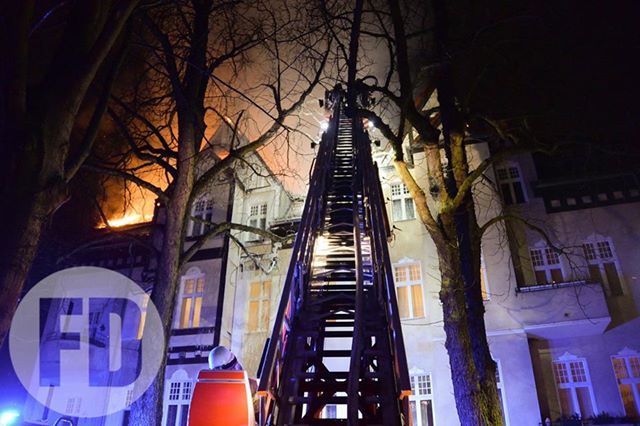 erschwerter Einsatz durch Baumbestand