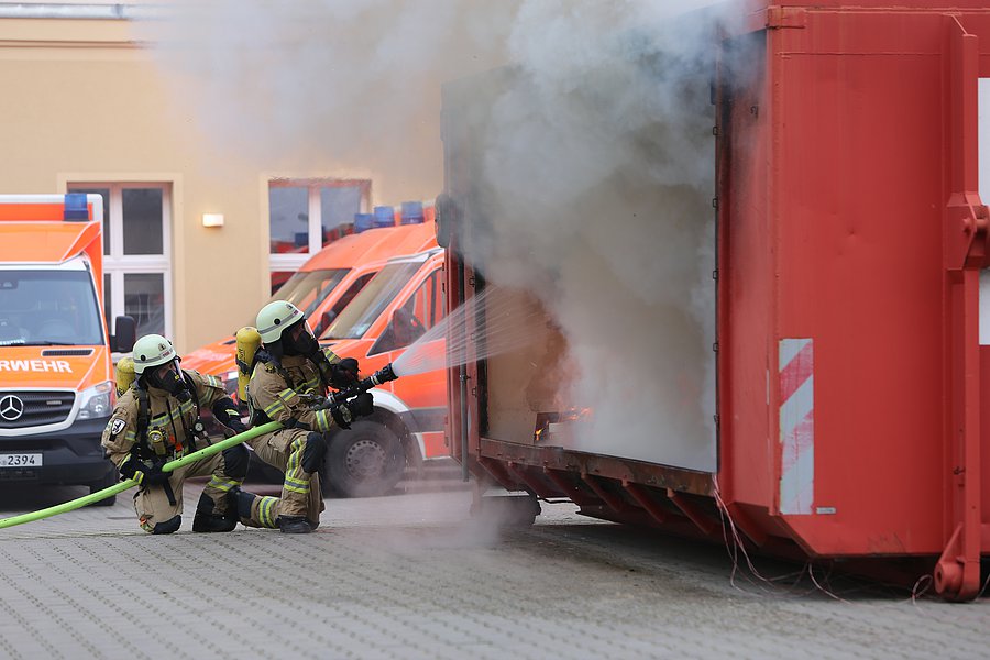 Brandbekämpfung durch den Angriffstrupp