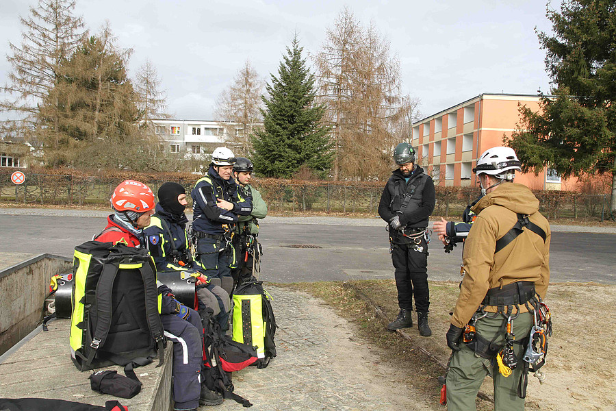 Briefing am zweiten Tag