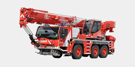 Abbildung Feuerwehrkran mit 30 Tonnen Hubkraft