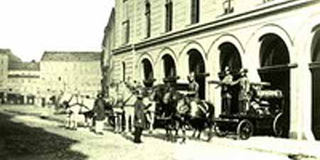 Symbolbild 1878: Brand in einer Brotfabrik