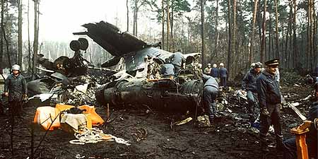 Symbolbild 1986: Flugzeugabsturz in Bohnsdorf